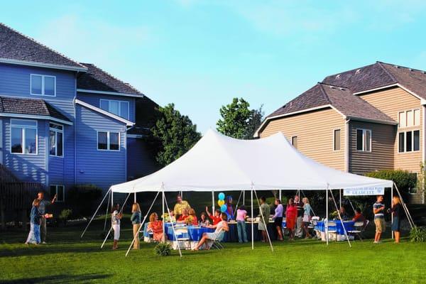 Rent a Tent, Tables and Chairs for a great party