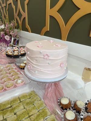 Dessert table. Baklava by X20, cake by CakeAmongUs