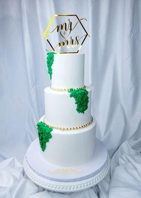 St Patrick's day Wedding cake