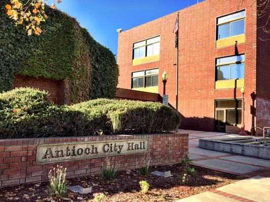 Antioch City Hall. You can pay your water bill there.