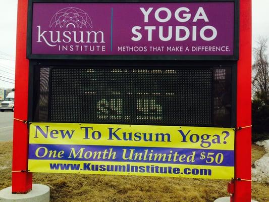 Kusum Yoga Scarborough - 185 US ROUTE 1 Scarborough, ME 04074 http://www.kusuminstitute.com/yoga-studio/scarborough-schedule/