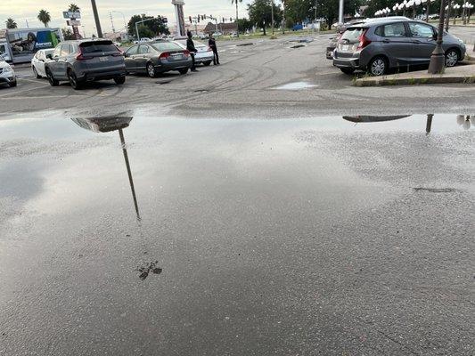 Parking lake