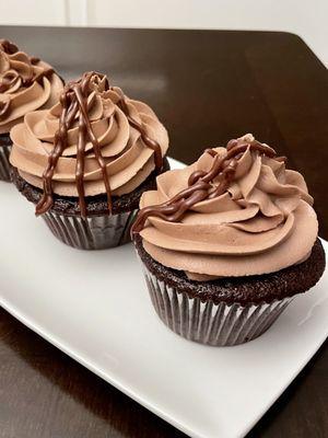 Triple chocolate cupcakes