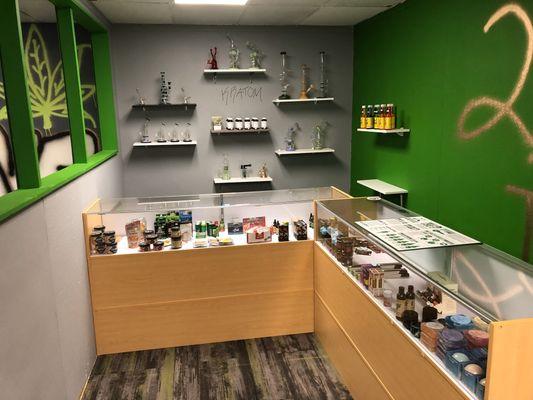 We have a whole section of our store dedicated to CBD products