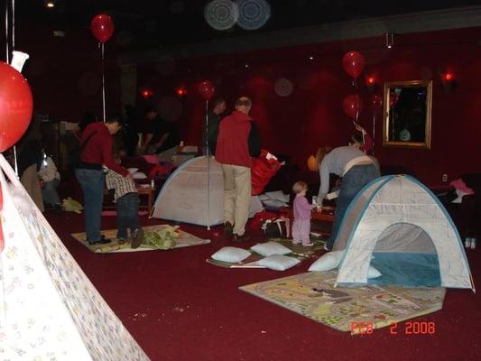 The Chill Out area at Baby Loves Disco