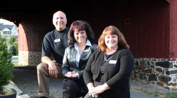 This is The Louise Costello Team. Left: Bernie Janoson, Louise Costello and Nancy Collins