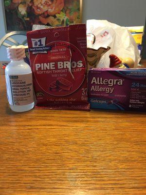 The meds I picked up today.