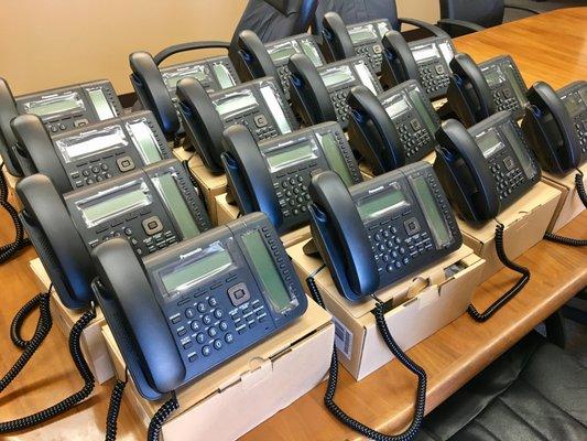 Installed a Panasonic KX-NS700 with IP phones and SIP Trunking in Elsinore, CA. Saved them a bunch on their monthly phone bill!