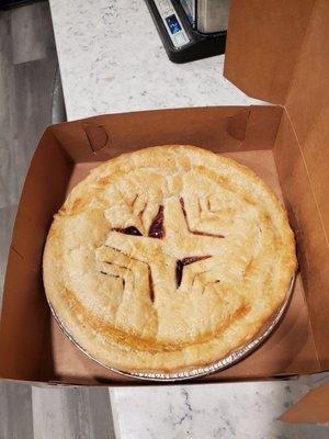 Cherry pie - so delicious, perfectly cooked.