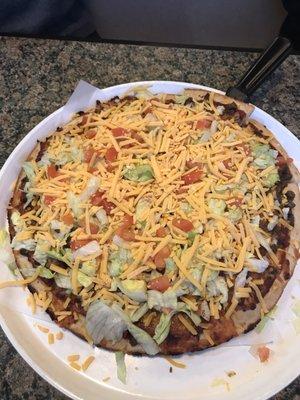 Taco pizza