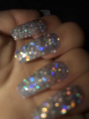 Glitter nails