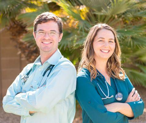 Dr. Sean Hesler and Dr. Sarah Preston Hesler