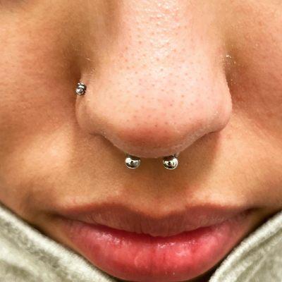 Septum piercing