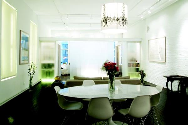 dining room in a Soho Loft, NY