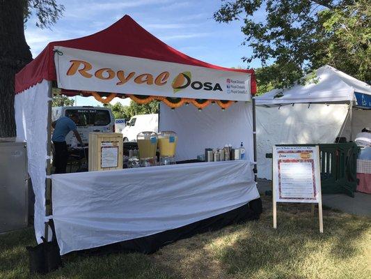 Dosa Food Stall 8am-2pm Saturday  Royal mango lassi Indian lemonade