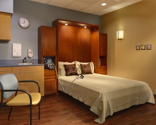 Kirby Medical Center features two state-of-the-art sleep suites designed and decorated for optimum patient comfort.