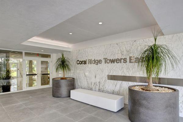 Entry way to Coral Ridge Towers East