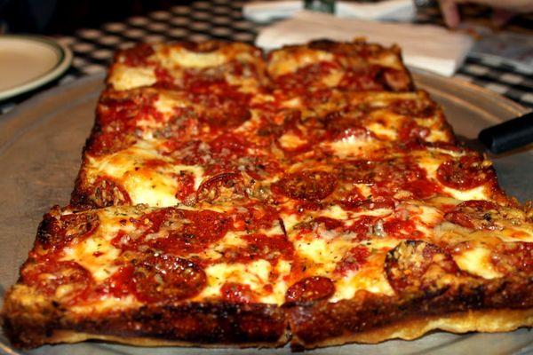 Detroit Style Pizza