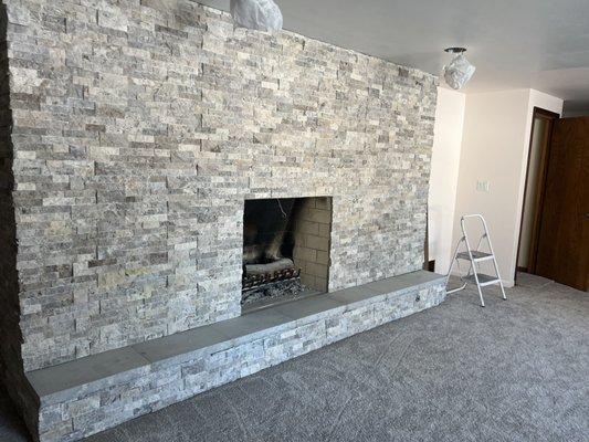 Fireplace remodel