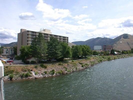 View from the Orange Street Bridge on the Clark Fork River