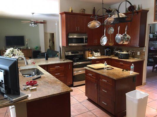 Kitchen remodel for a client