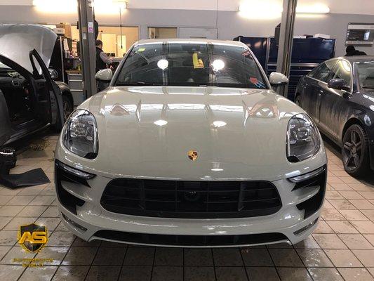 Porsche Maccan Full Front Wrap with Xpel Ultimate