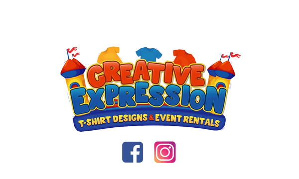 CREATIVE EXPRESSIONS TSHIRT DESIGNS AND EVENT RENTALS