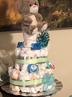 Diaper cakes available