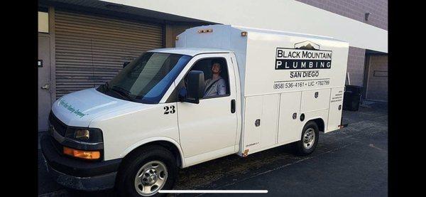 Harbor truck body for Black Mountain Plumbing