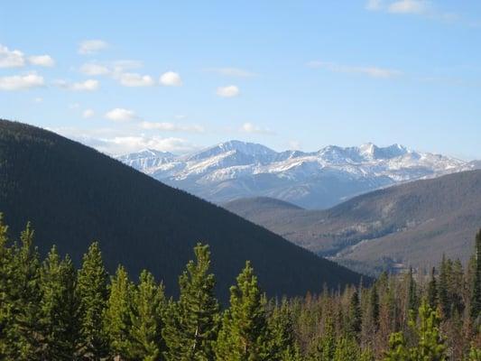 A top view from the trail