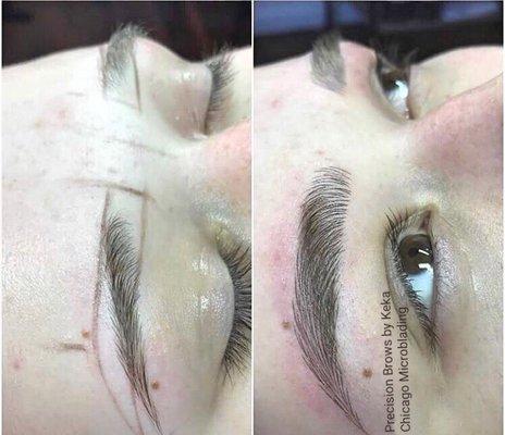 Microblading - Before and After