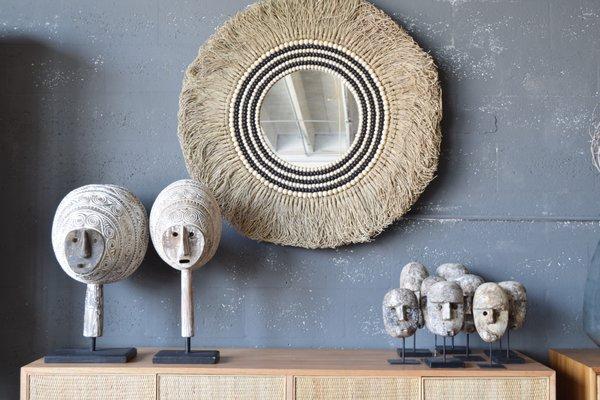 Cabinets, Sculptures and Mirrors available at our Miami Store