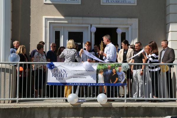 Sandy Office Ribbon Cutting