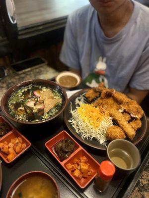 Cutlet Combo with Udon