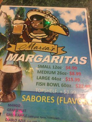 Good size margaritas also!