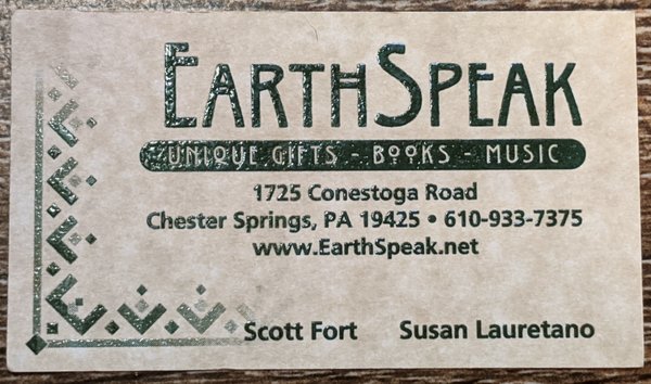 EarthSpeak's new location!