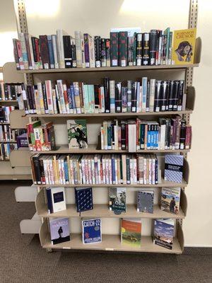 Literature book shelf