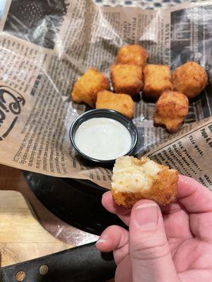 Jalapeño Mac and cheese bites