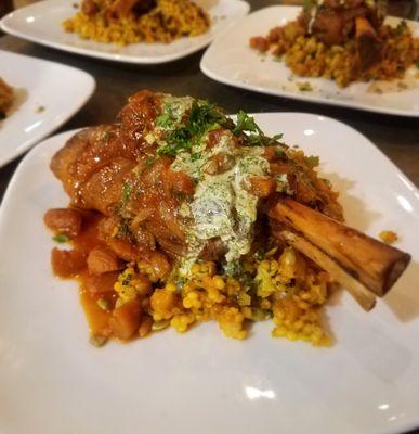 Moroccan Lamb Shank with Couscous