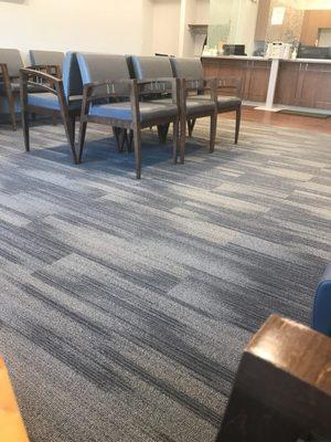 Clean waiting room