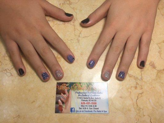 Gel manicure by Merrie