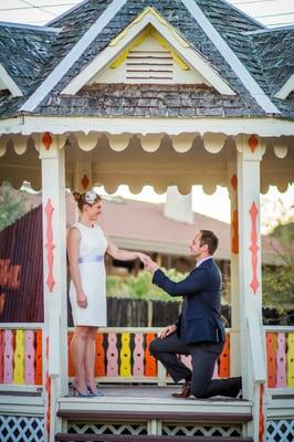 Elope at the Gazebo on our beautiful desert landscape with mountain views