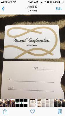 Gift Cards Available