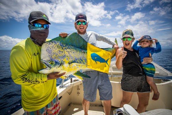 Skallywags fishing flags. Bright durable boating flags to celebrate your next catch.