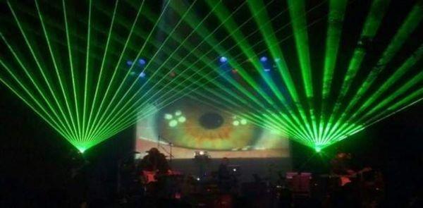 Lasers for Pink Floyd tribute show