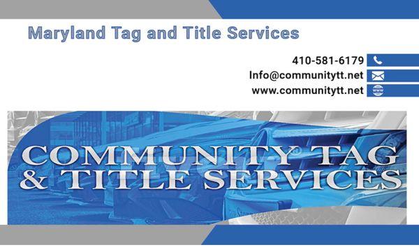 Community Tag & Title