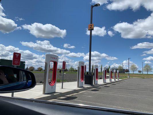 Tesla supercharger.