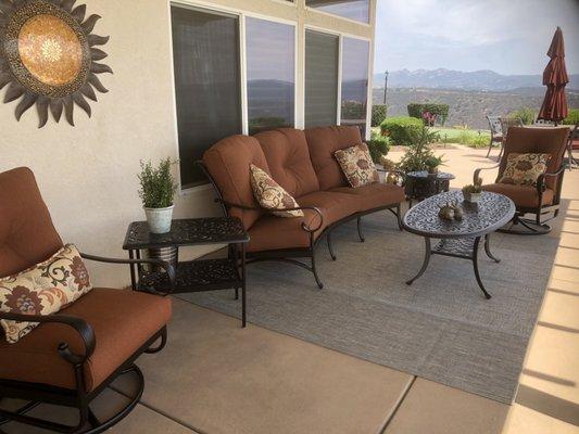 Main Patio with Furniture from Today's Patio