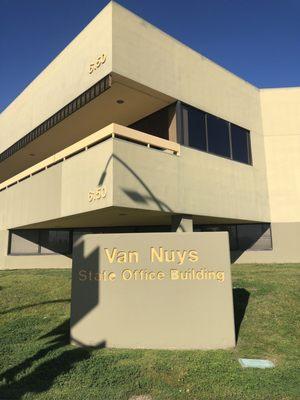 Sign from Van Nuys Blvd.