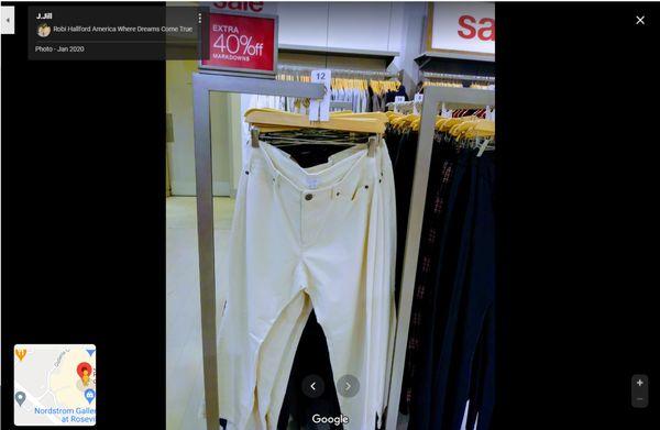 Woman's white pants #womanswhitepants